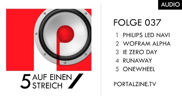 5 auf einen Streich 37:LED Navigation, Wolfram/Alpha Facebook, Zero-Day, CGI und Onwheel Skareboard смотреть онлайн