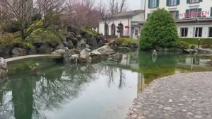 Интерлакен, Швейцария, прогулка в дождливый день, Небесно красивый швейцарский город Атмосфера дождя