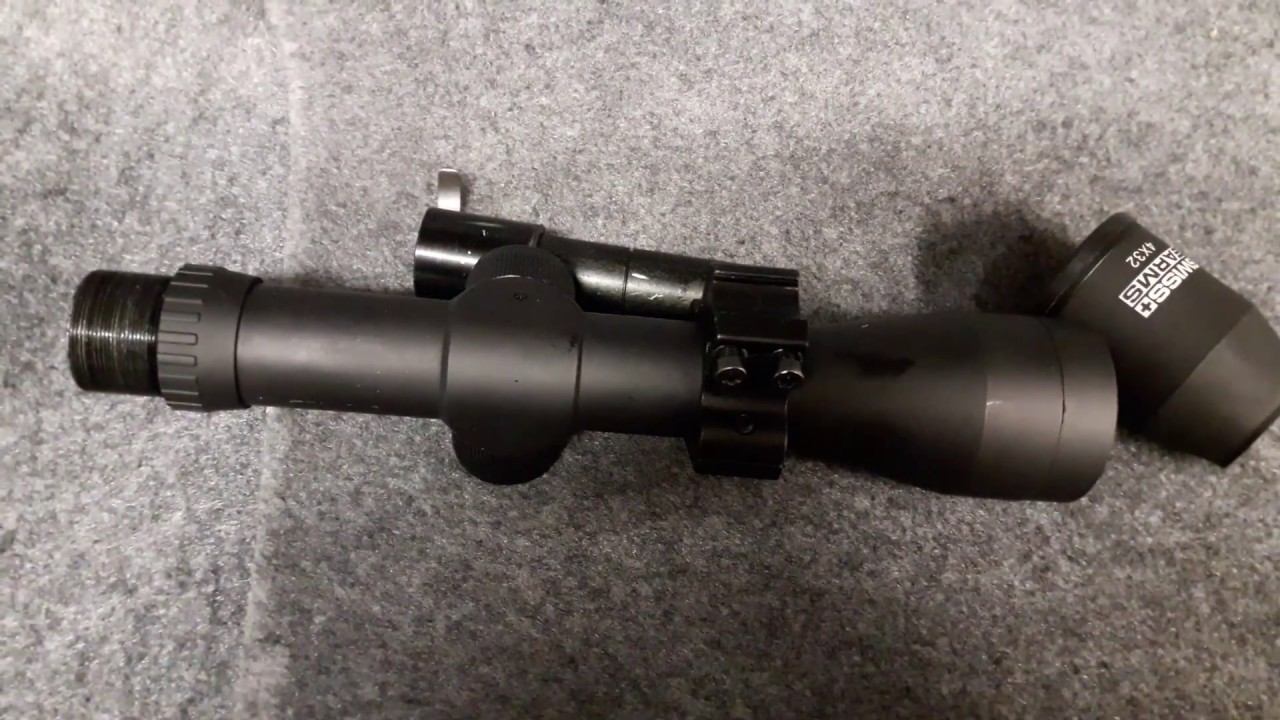 Оптический прицел и его неполная разборка. Optical sight and its partial disassembly