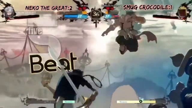 Smug Crocodile(Faust) vs Neko The Great(Chipp) First to 5 смотреть онлайн