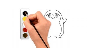 Как нарисовать кавайного пингвина | Шаг за шагом