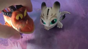 Милашки дракончики МЕНЯЮТ ЦВЕТ! 😱 Dragons change colour how to train your dragon spin master