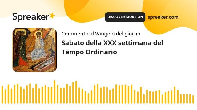 Sabato della XXX settimana del Tempo Ordinario смотреть онлайн