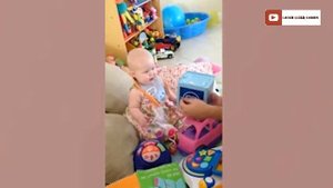 Funny Baby Scared of Jack In the Box - Reactions To Jack In The Box - Youtube