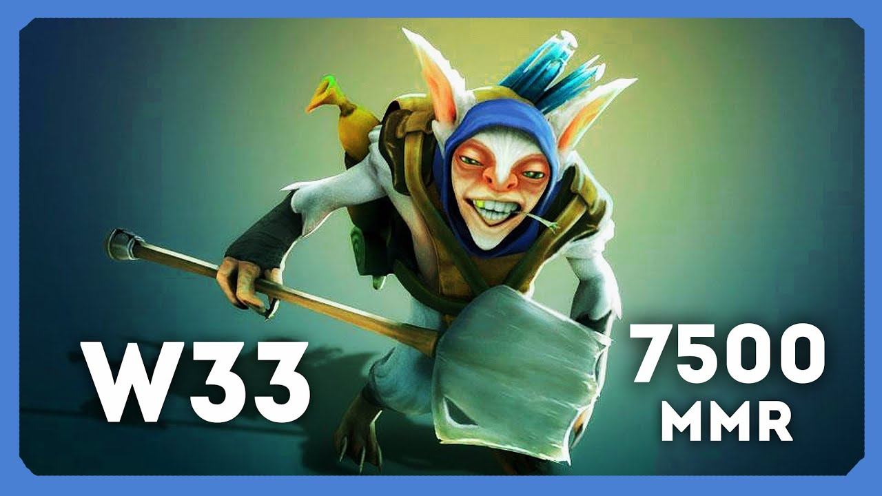 W33 Meepo - Just A Random MMR Gameplay смотреть онлайн