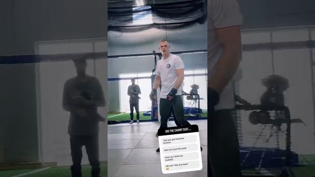 Kamaru Usman Blanks Ian Garry In The Gym