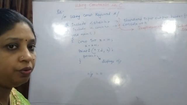 how to use  constants in C Language || Ruchi's Teaching