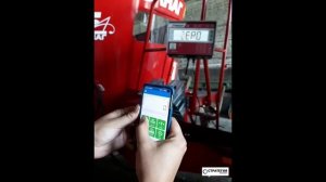 Демонстрация работы весовой системы DigiStar EZ2810 с Bluetooth установленной на Trioliet 12ZK