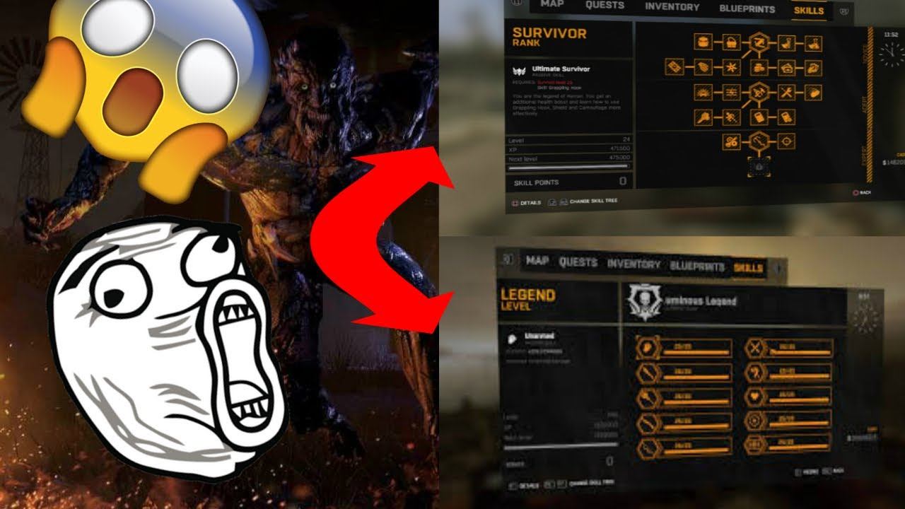 Dying Light | How to max out Survivor rank & Legend level fast!!! смотреть онлайн