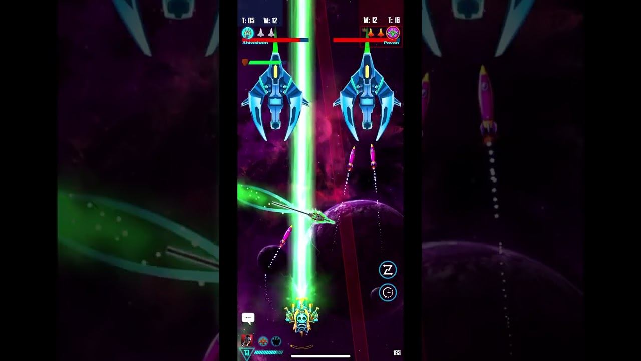 Galaxy Attack Alien Shooter, All Bosses, Challenge Game, Arcade Space Game #alienshooter