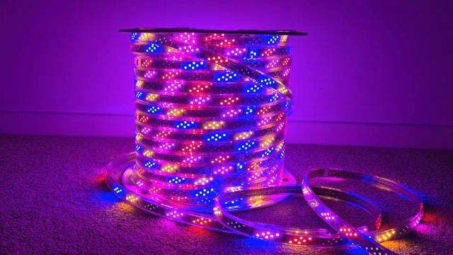 Rainbow RGB LED Strip 144LEDs/m SMD 2835 AC 220V-240V