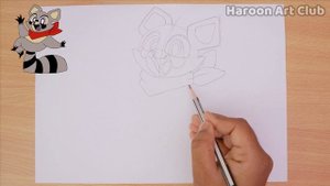 How to Draw Rambley the Raccoon | Indigo Park | Step by step (Easy Drawing)