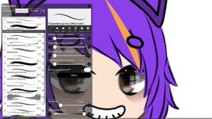 《 Туториал на обработку гача Ос в Ibis paint X! 》