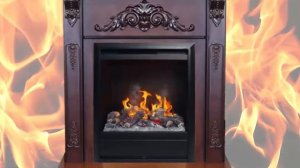 Каминокомплект Anita (античный дуб) с очагом 3D Olympic от Real Flame
