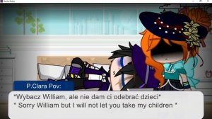 If Clara(Ms.Afton) kill William/my AU/drama/fnaf/Aftons