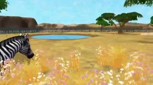 Zoo Tycoon 2 Plains Zebra Gameplay (Bonus Baby Animal)