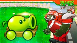 🌻 МЕГА ПУШКА ГОРОХОСТРЕЛ VS МЕГА ГАРГАНТЮА МОД ГИБРИД ПВЗ Plants vs Zombies Растения против зомби