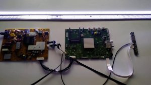 Проверка работы подсветки 6922L-0071A, 47" V13 ART TV L-Type 6920L-0001C Philips 47PFL6678S/12