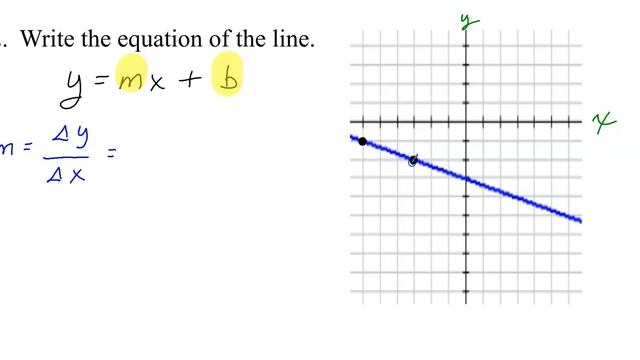 y=mx+b (Graph to Equation): Ged Math/Algebra смотреть онлайн