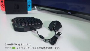 GameSir VX AimSwitchとNintendo Switchへの接続方法・TV モード(2019/09/30前購入するモデル）