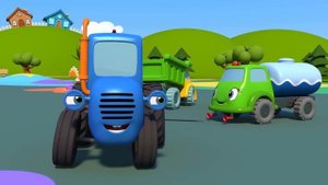 Синий трактор - Следы 🚜 Развивающие мультфильмы детям