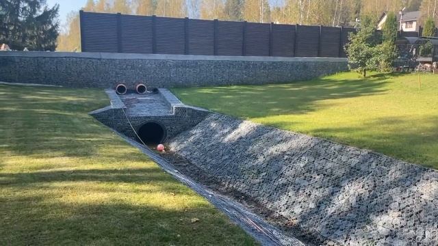 Строительство сухого русла СНТ Кезьмино.