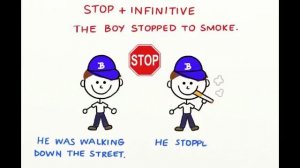 Verb + Gerund, Infinitive (Stop, Remember, Forget)