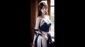 Ai Art Girls. В костюме горничной