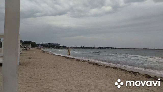 #черноморское Черноморское.Море,погода в  8 утра. 5 июня . Западный Крым.