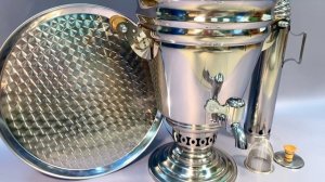 Самовар чайник поднос