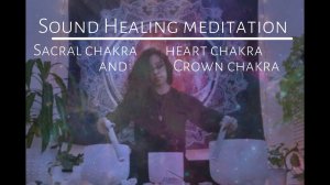 432Hz Crystal Singing Bowl | Sound Healing Meditation | Anxiety Relief | Calming