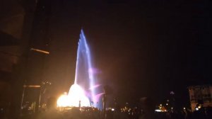 В городе праздник. Музыкальный фонтан в Ставрополе.
