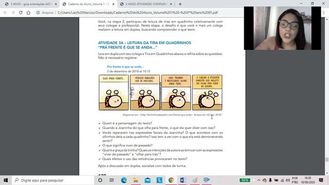 Atividade 3A - Língua Portuguesa - 27/08. смотреть онлайн