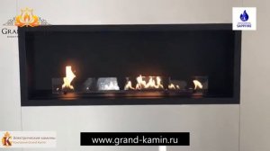 Биокамин в стене Квартиры / обзор дизайна и пламени / Гранд Камин /