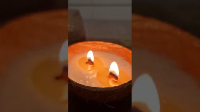 Ароматическими свечамив кокосе. Наполнит ваш дом ароматом Купить можно на ОЗОН, артикул 1582957719