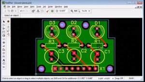 Pad2Pad Free CAD Software Tutorial: Ground Planes