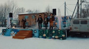 Открытие снежного городка в Копьево