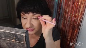 Собирайся со мной. Преображение после 55 лет. Макияж розово зелёный сияющий 💄❤