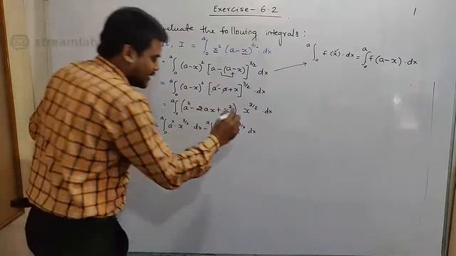 12th Commerce  | 6.Definite Integration | Ex. 6.2 | Chandan sir #live2