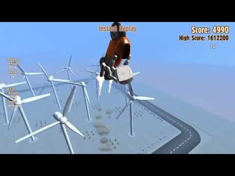 Turbo Dismount replay: 1 612 200 points on Hit the Fan! #turbodismount смотреть онлайн