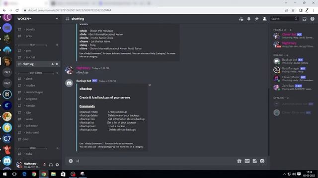 How to make *xenon* clone in discord.js@13 | the best backup bot! | LSG смотреть онлайн
