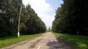 Едем по Лесопарку в Рязани