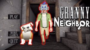 НОВЫЙ ПИТОМЕЦ у КЛОУНА СОСЕДА ГРЕННИ! - Scary Clown Man Neighbor Granny
