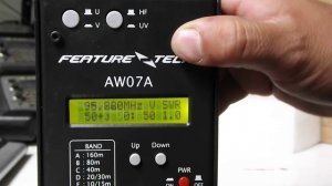 Analizador de Antena Feature Tech AW07A Antenna analyzer AKA MFJ-266