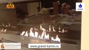 Угловой Биокамин со стемалитом Самый красивый биокамин в Гранд Камин