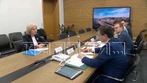 tГубернатор Нижегородской области встретился с первым зам. министра труда и социальной защиты РФ