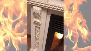 Купить каминокомплект Estella (белый дуб) с очагом  3D Novara 26 от Real Flame