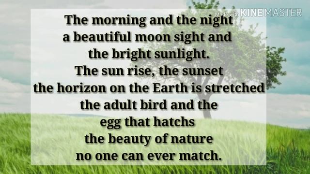 Poem on Nature in English/ Poem on Nature for kids смотреть онлайн