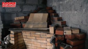Пошаговая инструкция Как сделать арку в кирпичном камине на шпильках