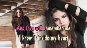 Selena Gomez   Love Will Remember Official Karaoke   Instrumental